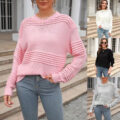 Long Sleeve With Loose Button Women's Fashion Sweaters | Closeout Deal