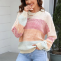 Long Sleeve With Loose Button Women's Fashion Sweaters | Closeout Deal