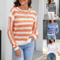 Long Sleeve With Loose Button Women's Fashion Sweaters | Closeout Deal