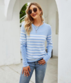 Long Sleeve With Loose Button Women's Fashion Sweaters | Closeout Deal