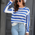 Long Sleeve With Loose Button Women's Fashion Sweaters | Closeout Deal