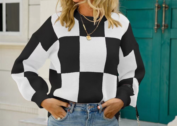 Long Sleeve With Loose Button Women's Fashion Sweaters | Closeout Deal