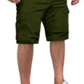 Mens Casual Cargo Shorts