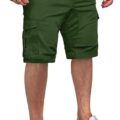 Mens Casual Cargo Shorts