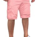 Mens Casual Cargo Shorts